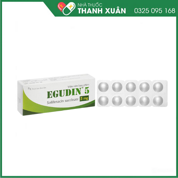 Egudin 5 điều trị triệu chứng tiểu không tự chủ